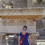 Among the ancient ruins in Turkey