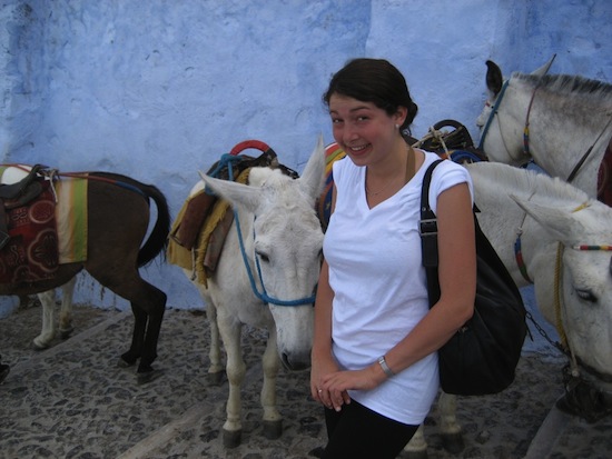 Santorini-Greece-and-donkeys