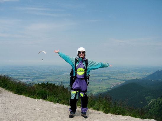 Paragliding in germany