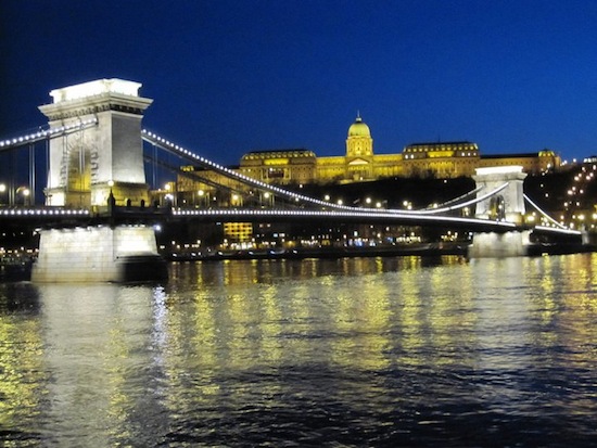 Chain Bridge and the Danube, Budapest, 2011.