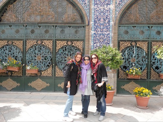 Marjan Kamali and friends in Tehran, Iran Travel