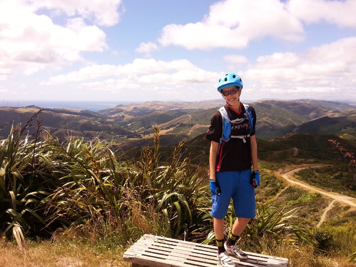 biking in Makara