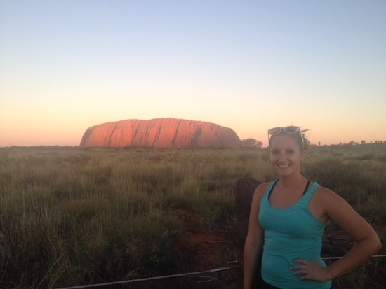 uluru sunset