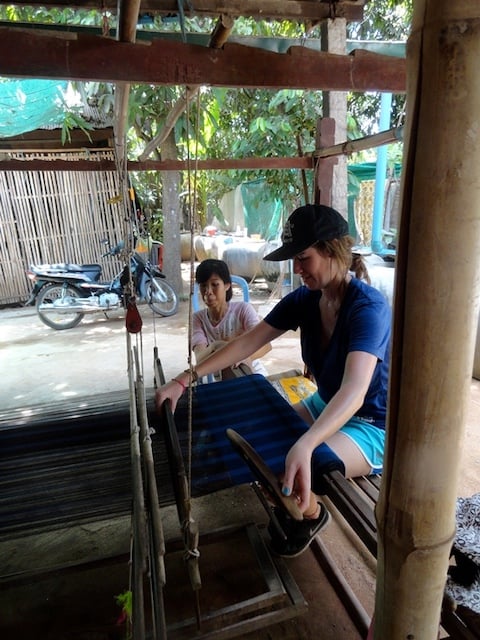 Biking in Kandal, Cambodia