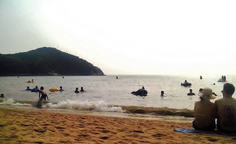 south korean beach