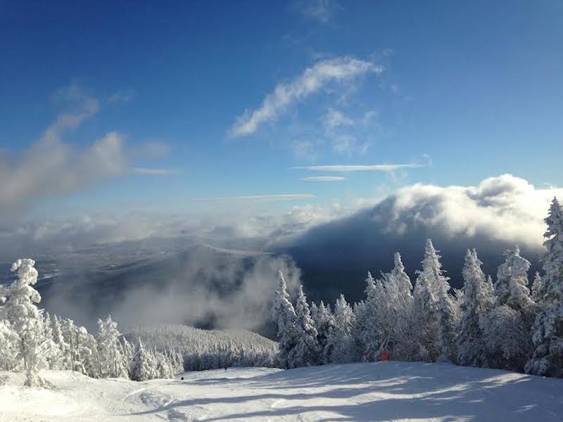 Skiing in Vermont on International Women's Ski Day