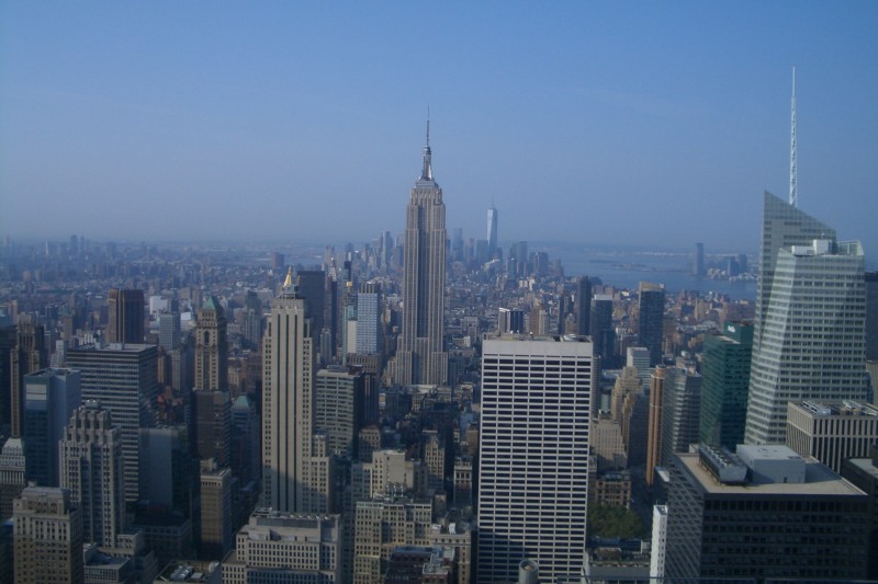 View of New York from the Rockefeller Centre