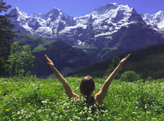 Writing Retreat in the Swiss Alps! Hiking and writing, Laura