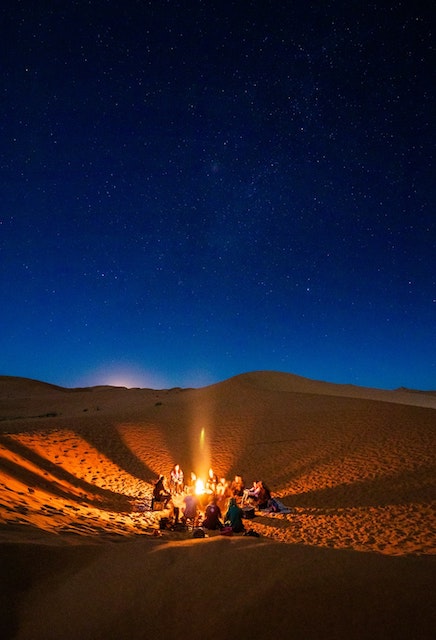 Under the Stars in the Sahara Desert