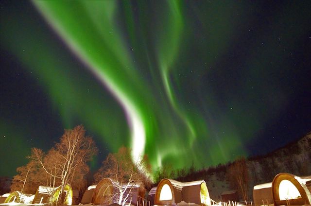 night in a snow hotel