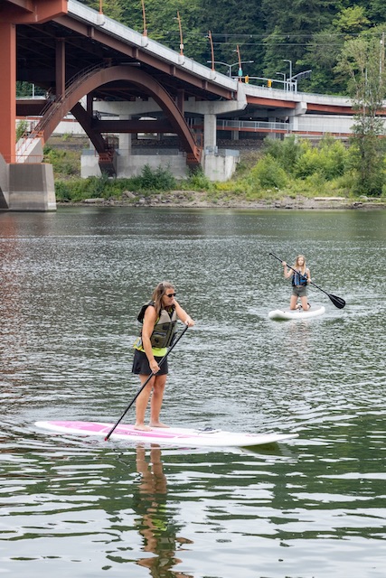 SUP Sellwood Bridge